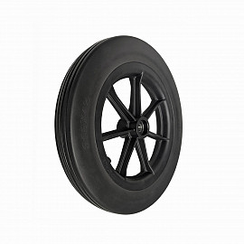 Rueda Maciza Negra Aro 12 PR                     