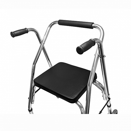 Andador Aluminio con Asiento y Ruedas