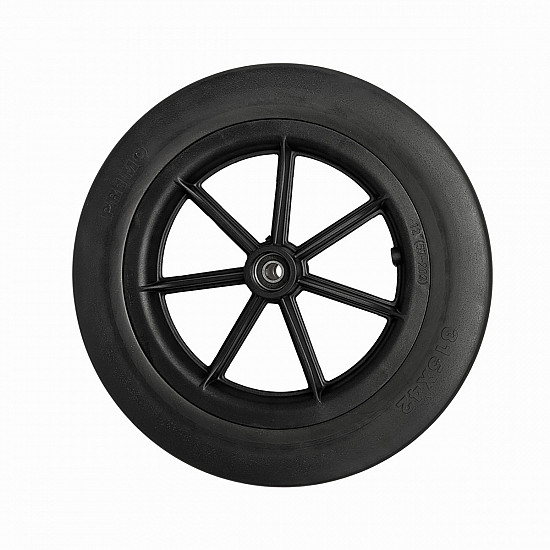 Rueda Maciza Negra Aro 12 PR